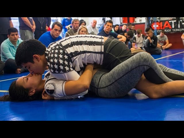 Nobody Expected This Ending! (Girl Vs Boy Grappling) background