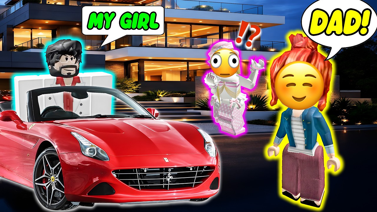 đ„ I'M A BACON BUT MY DAD IS A BILLIONAIRE đ #roblox #robloxstory background