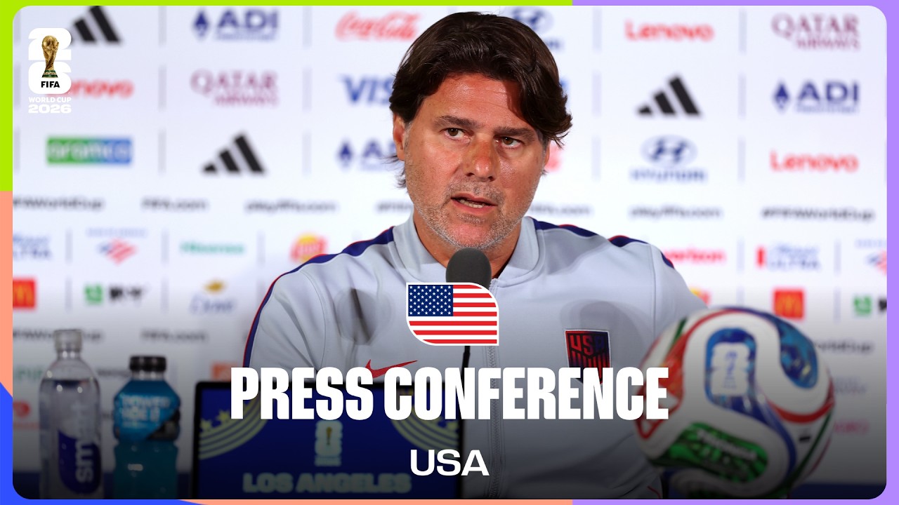 USA On Playing Bosnia And Herzegovina | Mauricio Pochettino Takes Questions background