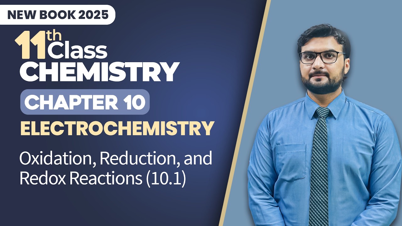 11th Class Chemistry Chapter 10 - New Book 2025 Playlist background