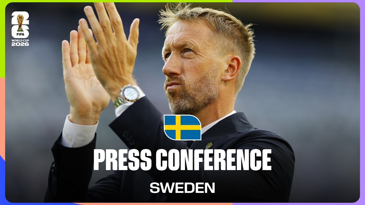 Post-Match Press Conference: Sweden's Graham Potter On The 3-0 Loss To France background