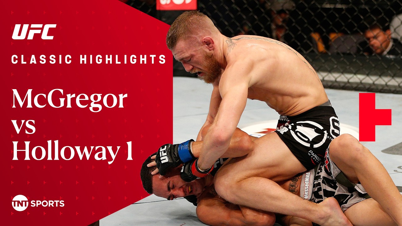 CLASSIC FIRST FIGHT! ЁЯОеЁЯН┐ | Conor McGregor vs Max Holloway 1 UFC Fight Night 26 Highlights | #UFC329 backdrop