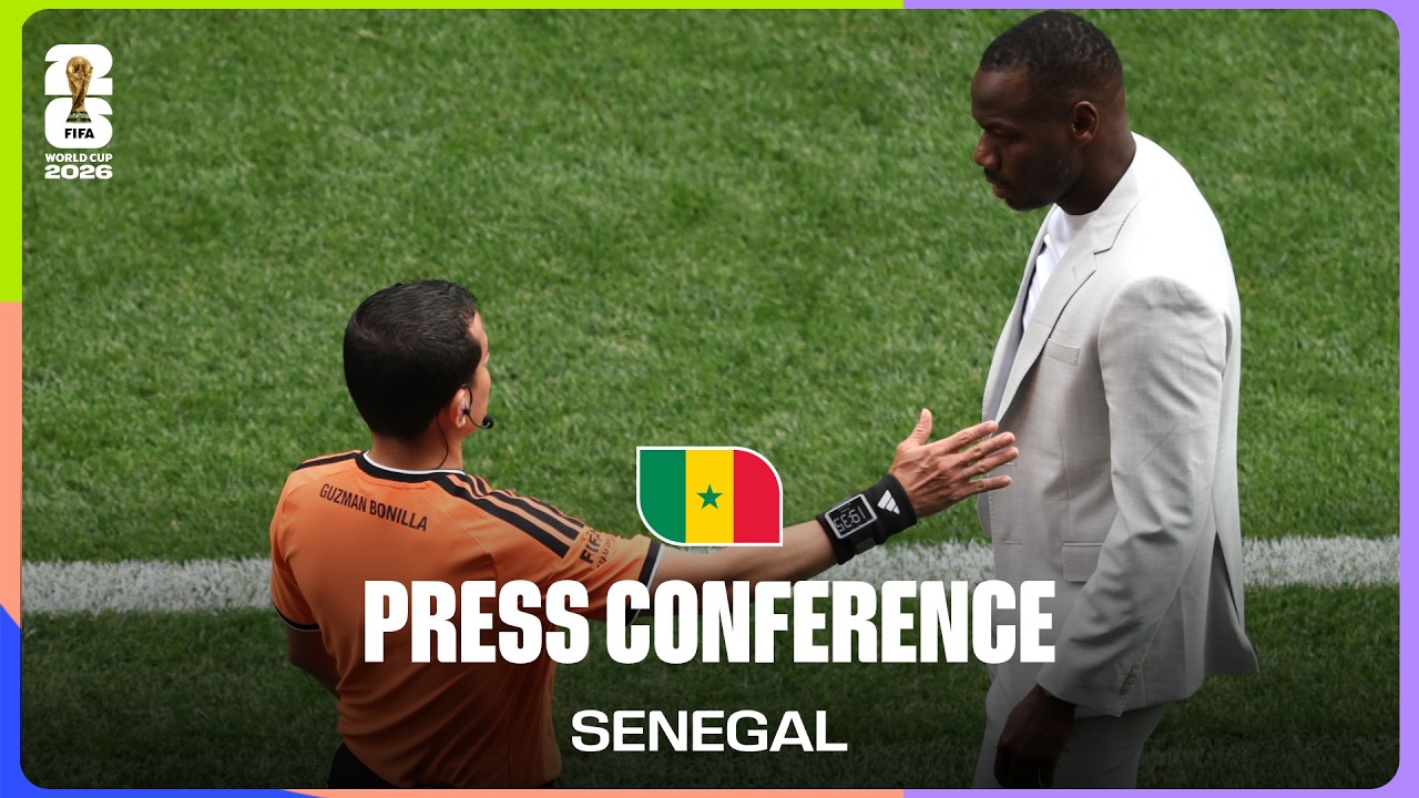 Post-Match Press Conference: Senegal's Pape Thiaw On The 3-2 Loss To Belgium background