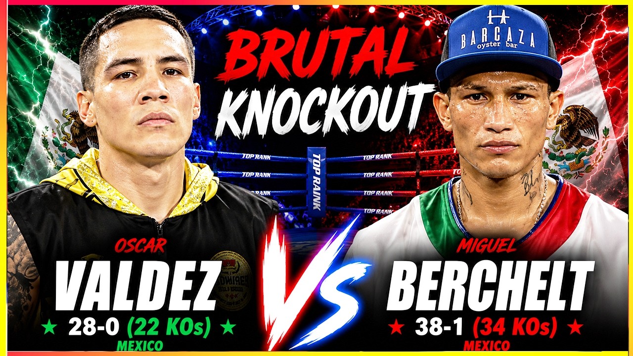 BRUTAL KNOCKOUT That Shocked The World | Oscar Valdez vs Miguel Berchelt background
