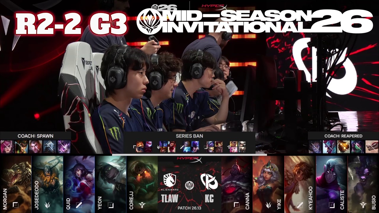 TLAW vs KC - Game 3 | Round 2 LoL MSI 2026 Play-In Stage | Team Liquid Alienware vs Karmine Corp G3 background