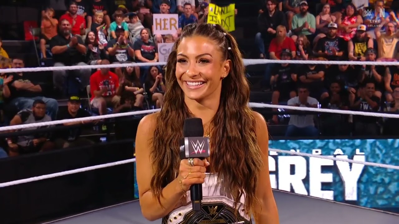 WWE NXT KENDAL GREY ENTRANCE 06/30/26 background