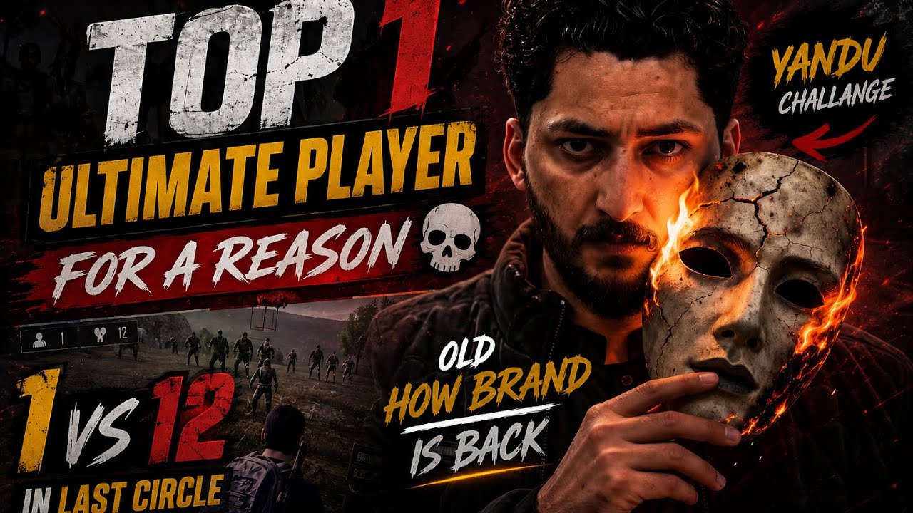 Last Enemy Make It Possibeđ? | 1 Vs 12 In Last Circle Challange | Pubg Mobile | How Brand background
