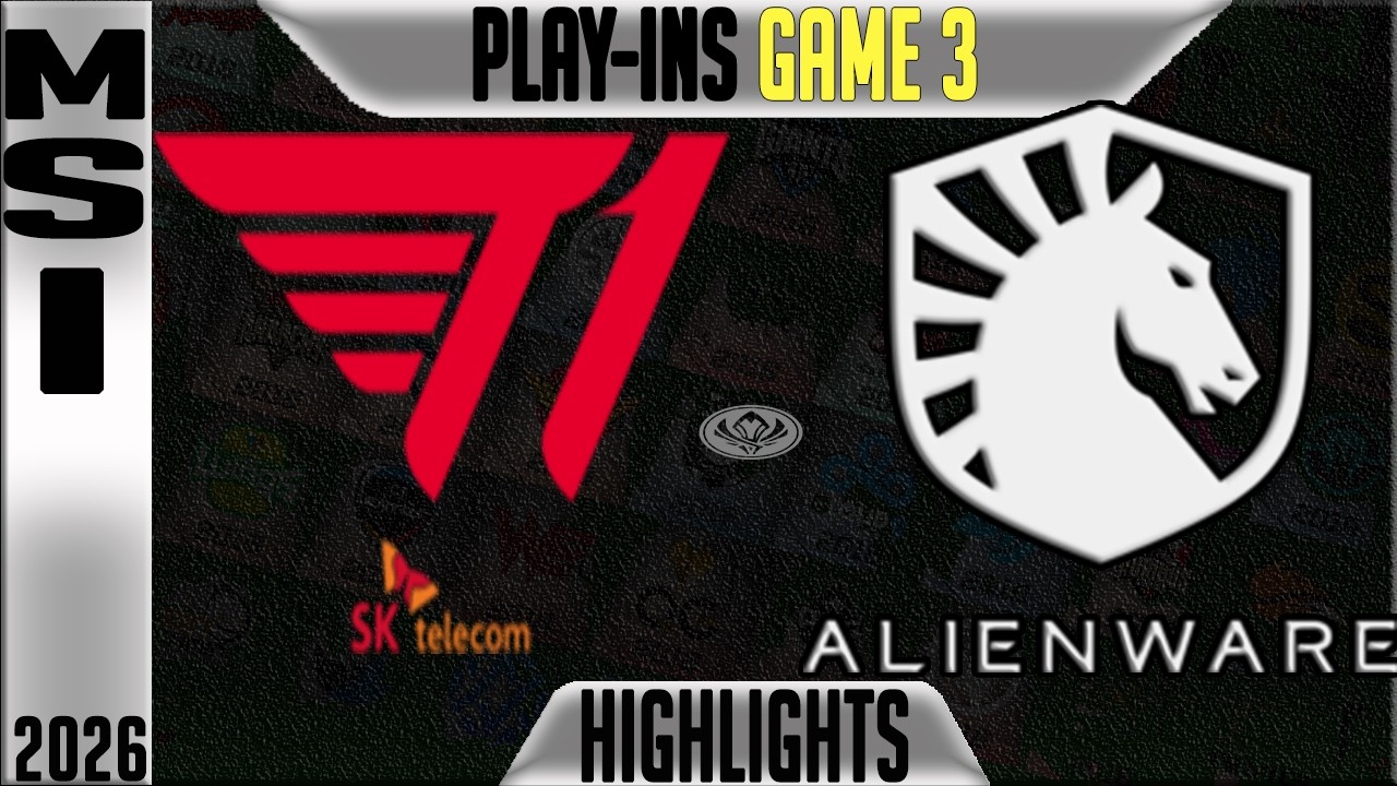 T1 vs TL Highlights Game 3 | MSI 2026 Play-In Day 4 | T1 vs Team Liquid Alienware G3 background