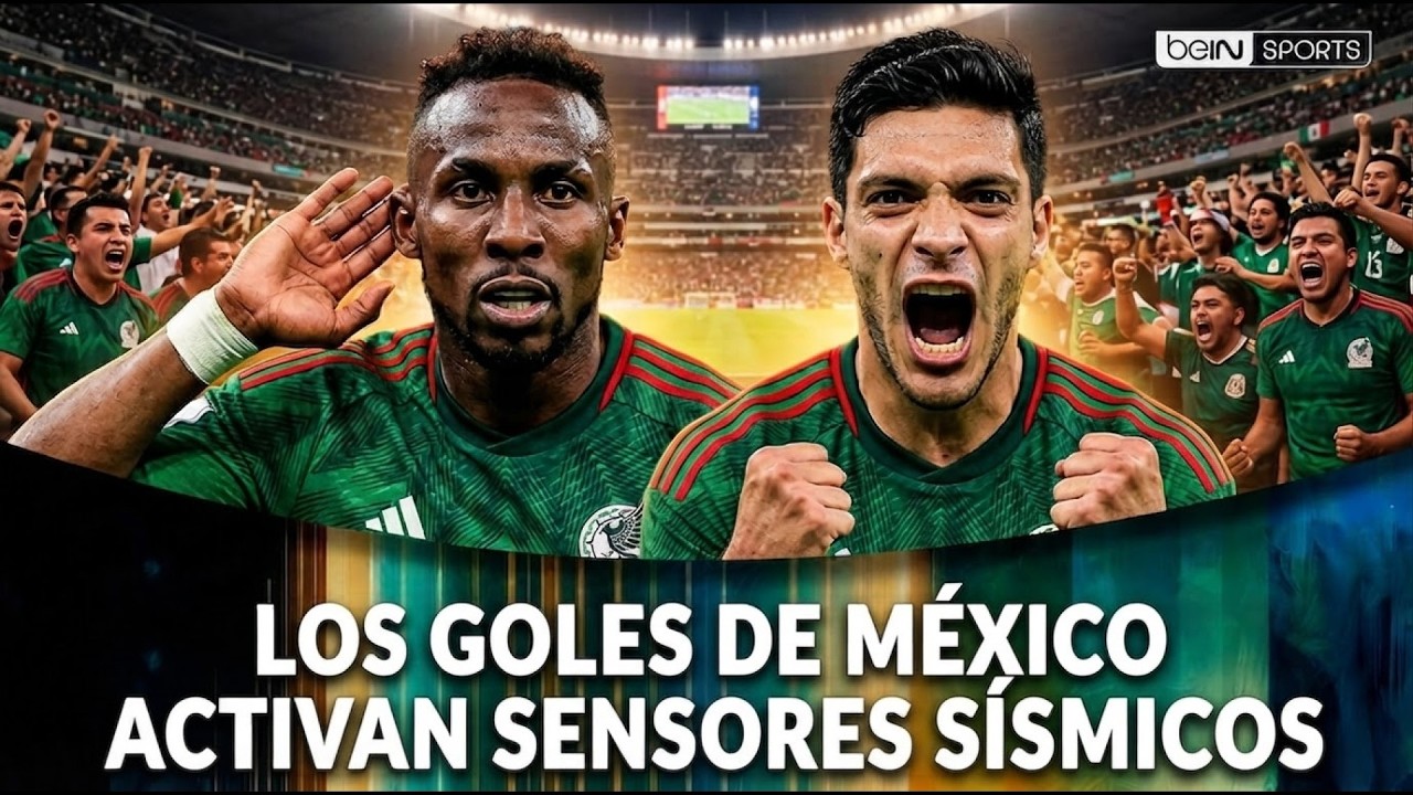 México tiembla con sus goles en el Mundial background