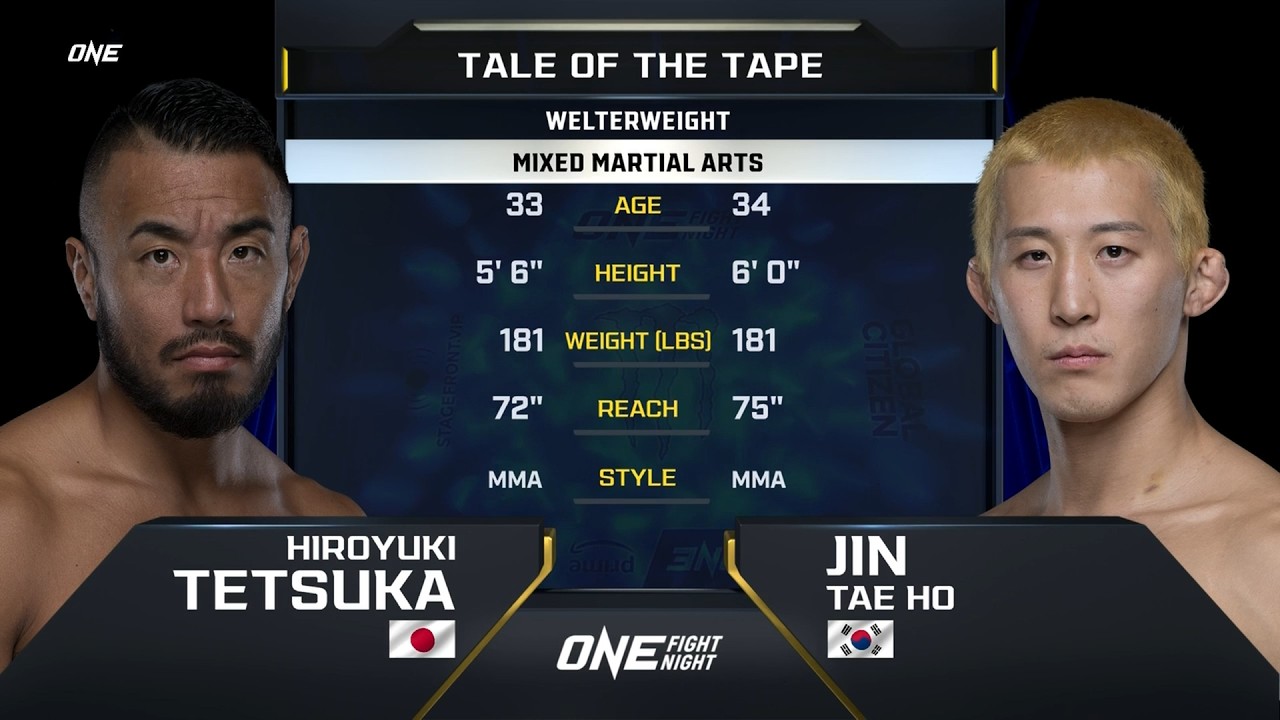 MMA Fast FInish Tetsuka vs Jin background