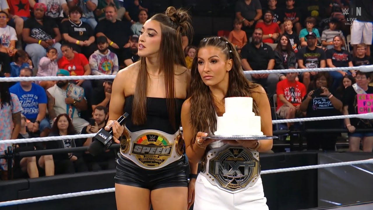 Wren Sinclair, Kendal Grey & Kelani Jordan Segment: NXT June 30 2026 backdrop