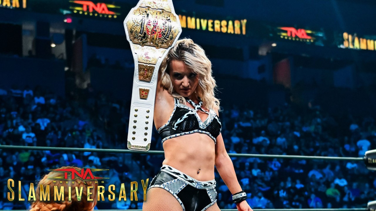 Xia Brookside is NEW Knockouts World Champion | TNA Slammiversary 2026 background