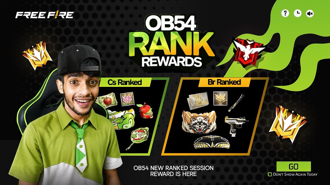 NEW RANK REWARDS 🔥 Free Fire Max background
