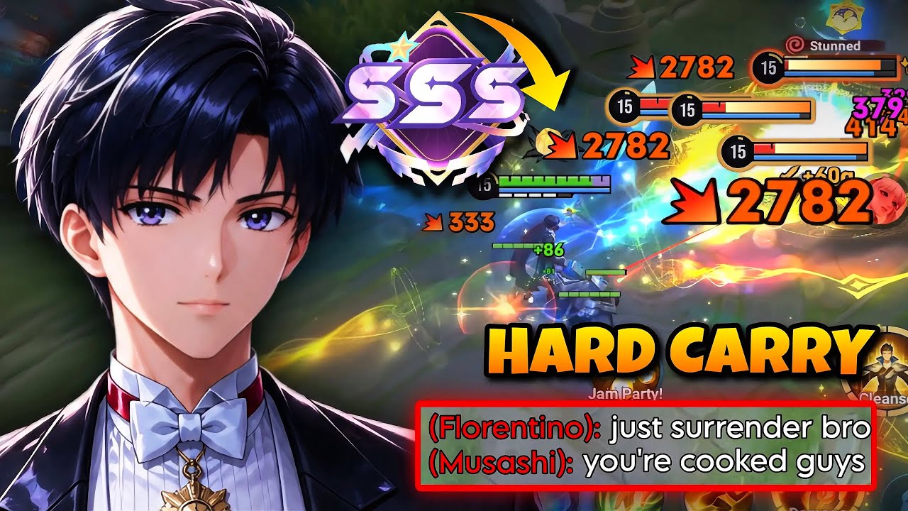 TOP 1 DI RENJIE TUXEDO MASK SKIN HARD CARRYING TEAMMATES IN RANK GAME! | HONOR OF KINGS background