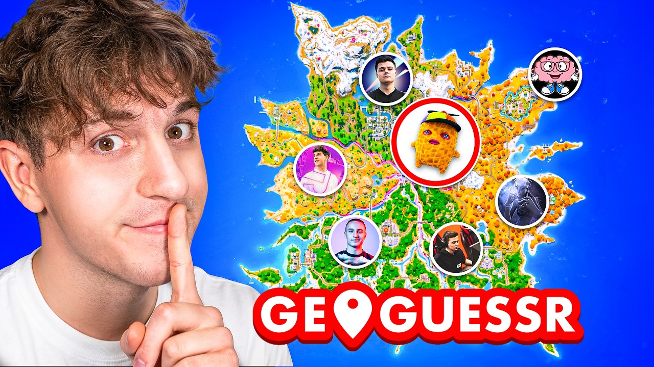GEOGUESSR na NOWEJ MAPIE w Fortnite background