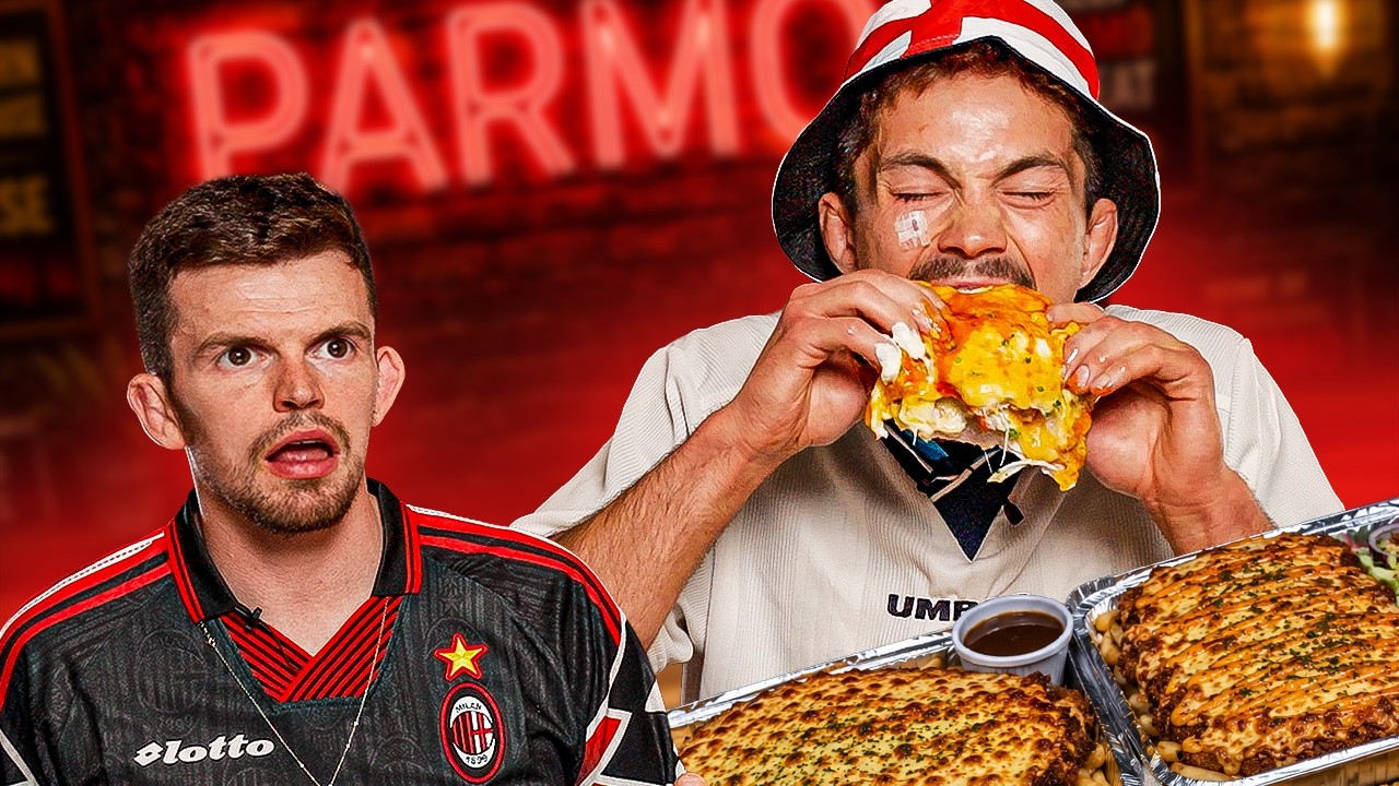 George & Harry Hardwick Take On PARMOs | Fighters vs. Food With The Hardwick Brothers background