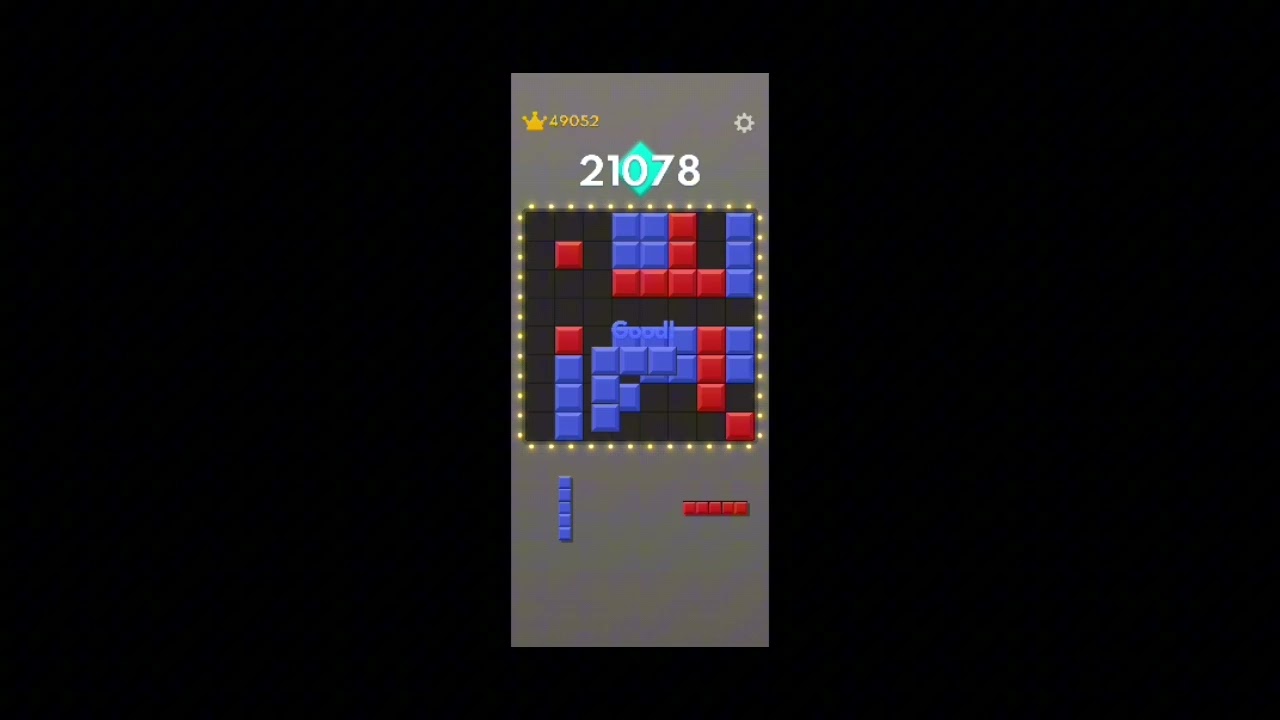 maybe this is my worst edit? and i play a game called block blast background