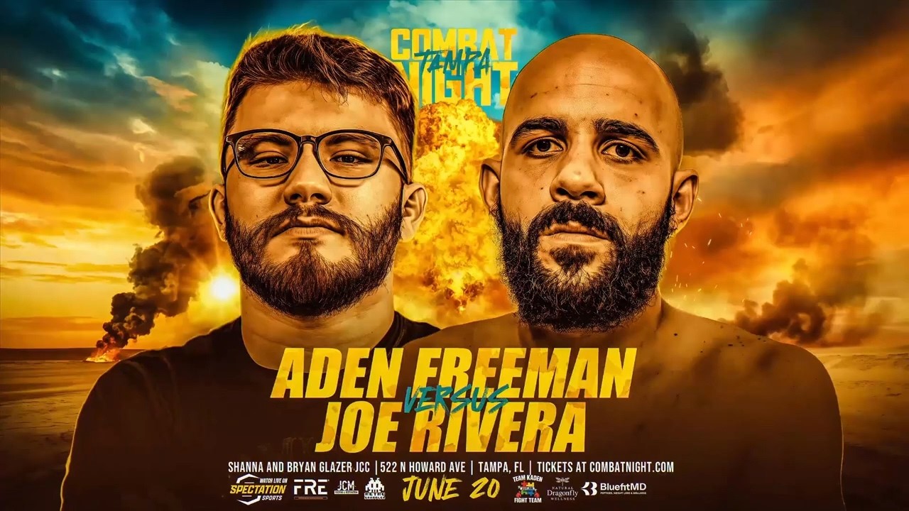 Aden Freeman vs. Joseph Rivera - Combat Night Tampa background