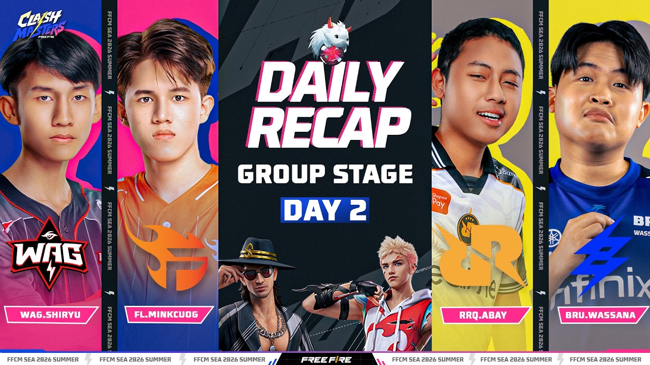 Recap Group Stage Day 2 FFCM SEA background