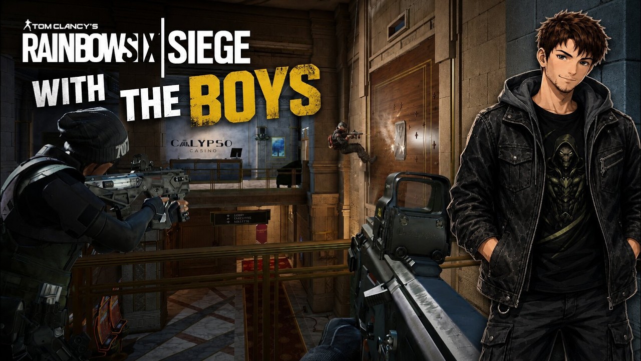 Rainbow Six Siege With The Boys! đ„ Clutches, Chaos & Laughs | LIVE background