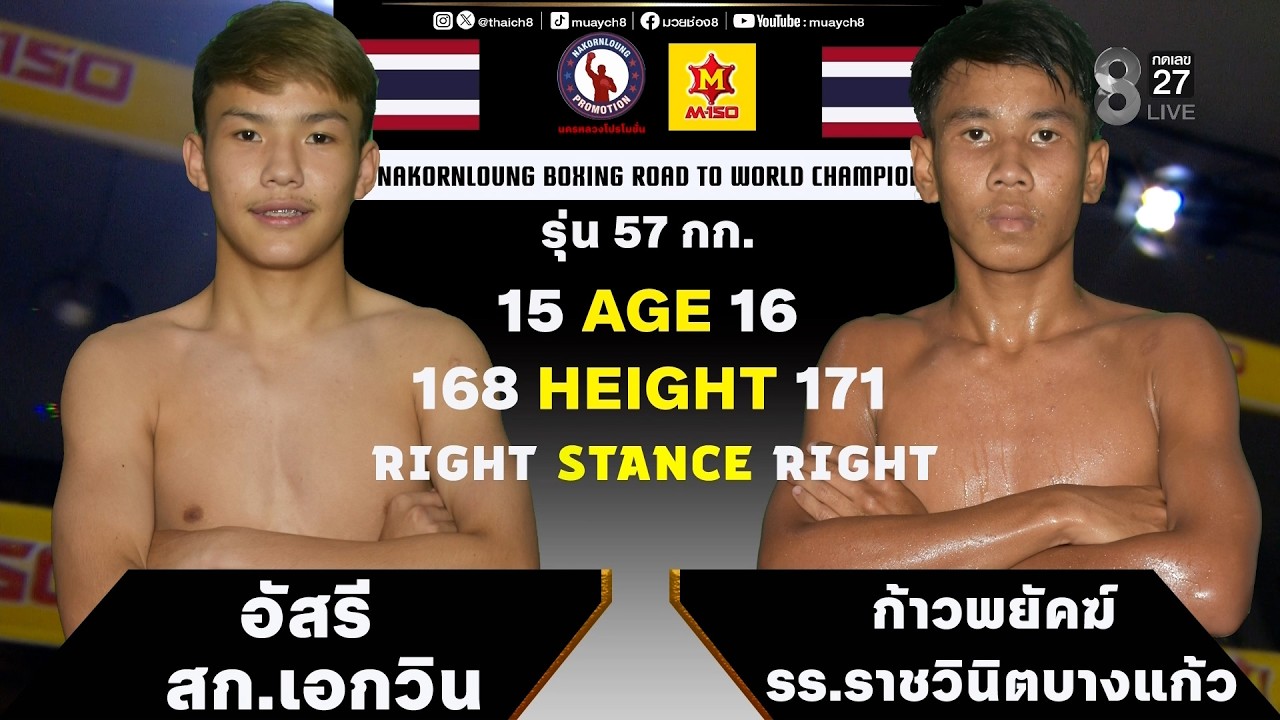 NKL BOXING | คู่ที่ 1 อัสรี สก.เอกวิน VS ก้าวพยัคฆ์ รร.ราชวินิตบางแก้ว background