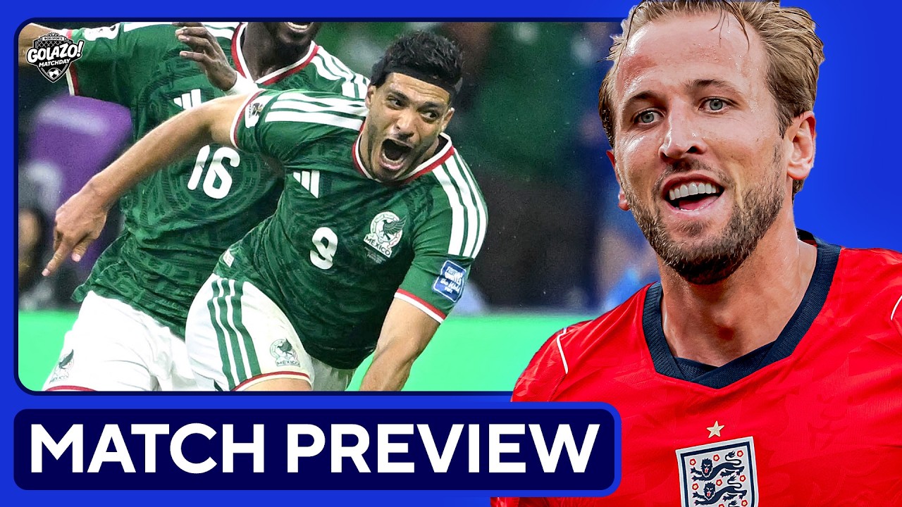 England vs. Mexico | World Cup Round of 16 MATCH PREVIEW background