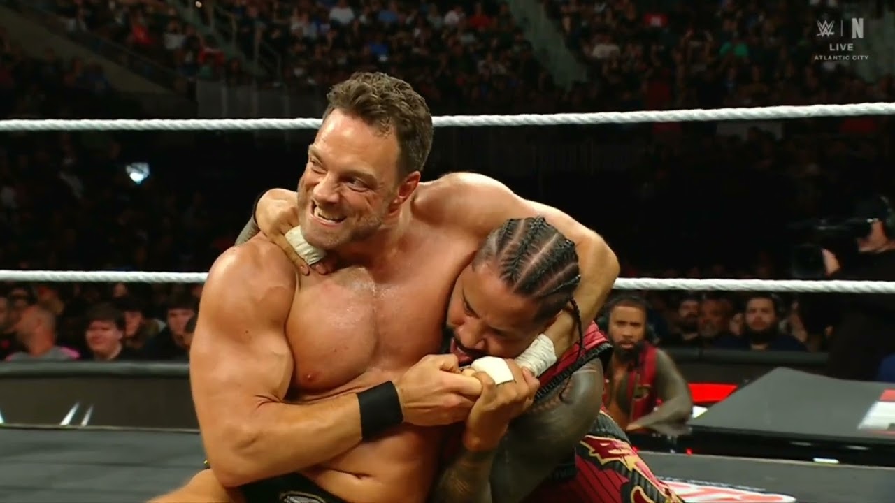 WWE RAW LA KNIGHT VS JIMMY USO 06/29/26 background