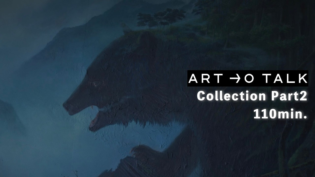 獣、日常、動物、ギャル、恩師。様々なテーマから生み出される絵画作品たち。2025年アトリエ訪問総集編 PART2 background
