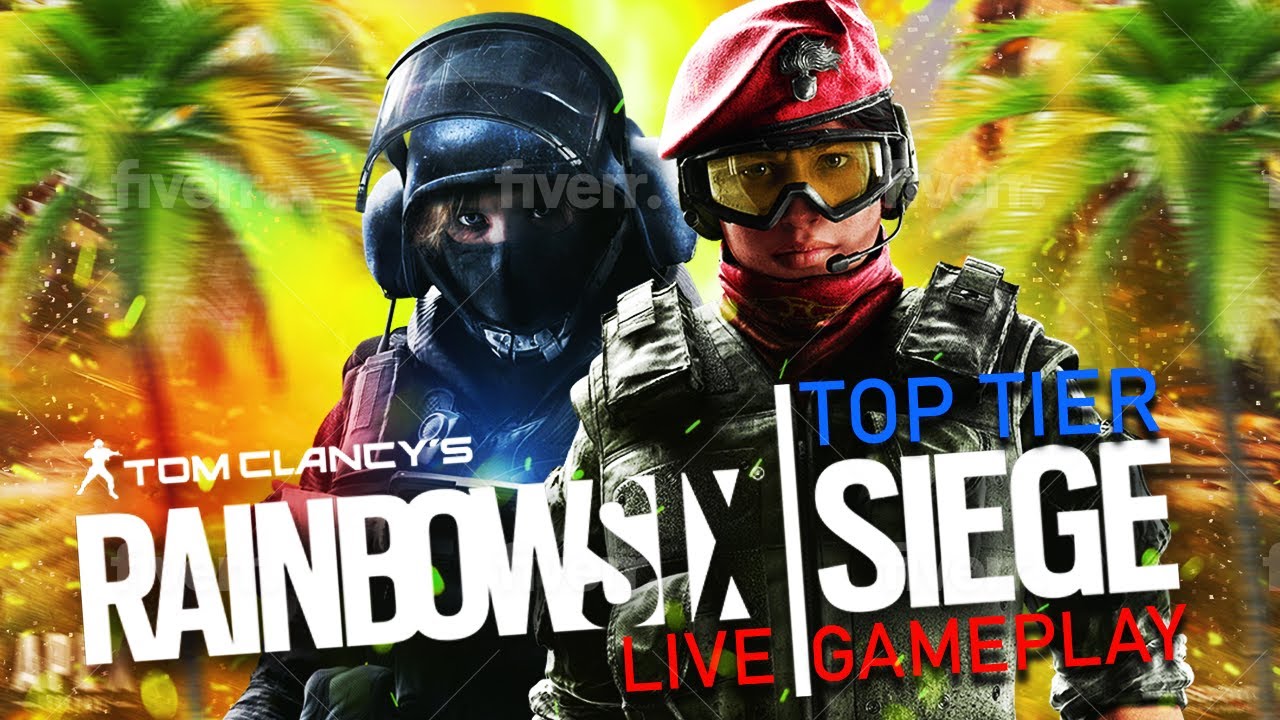 🔴Tom Clancy's Rainbow Six Siege Live Gameplay! background