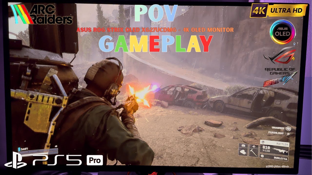 ARC Raiders - POV Gameplay on ASUS ROG OLED | 4K PS5 Pro Immersion | Next Level Graphics background