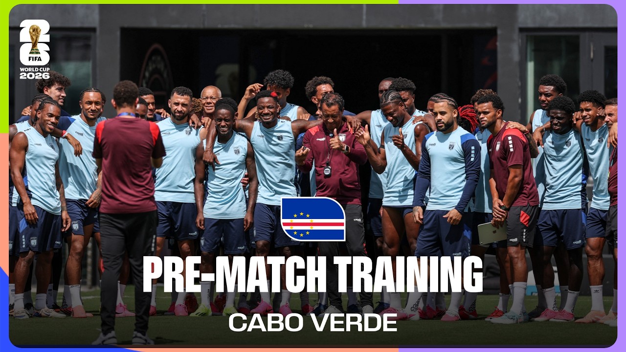 Cabo Verde Train Before Argentina | FIFA World Cup 2026β’