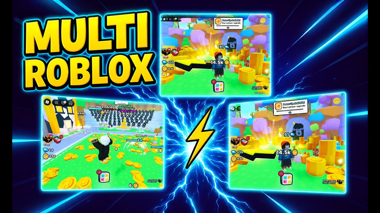 Multi Roblox - How to Run Multiple Roblox Accounts at Once / Multi Roblox Newest Method background