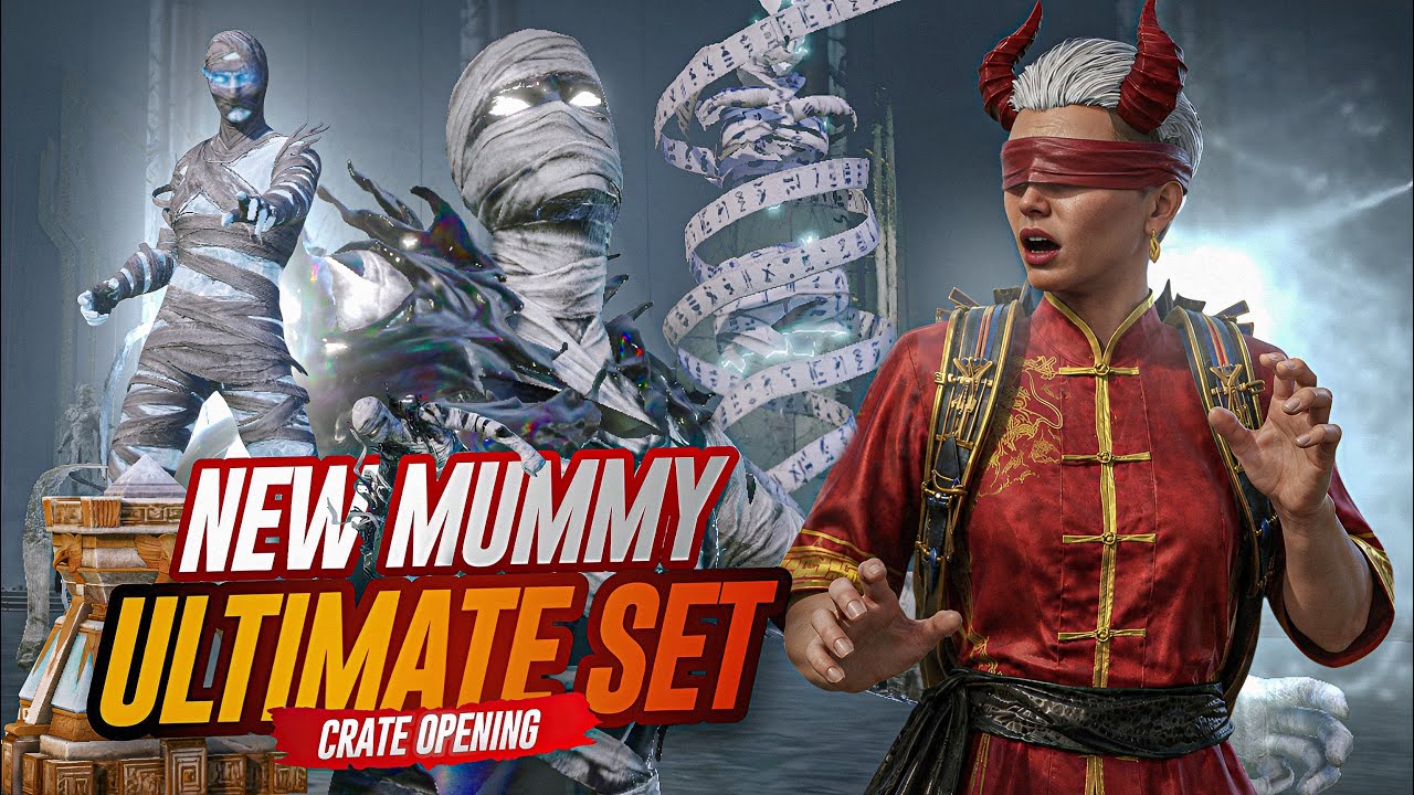 Dark Mummy Set Crate Opening Gone Crazy🤬🔥 | FalinStar Gaming | PUBG MOBILE background