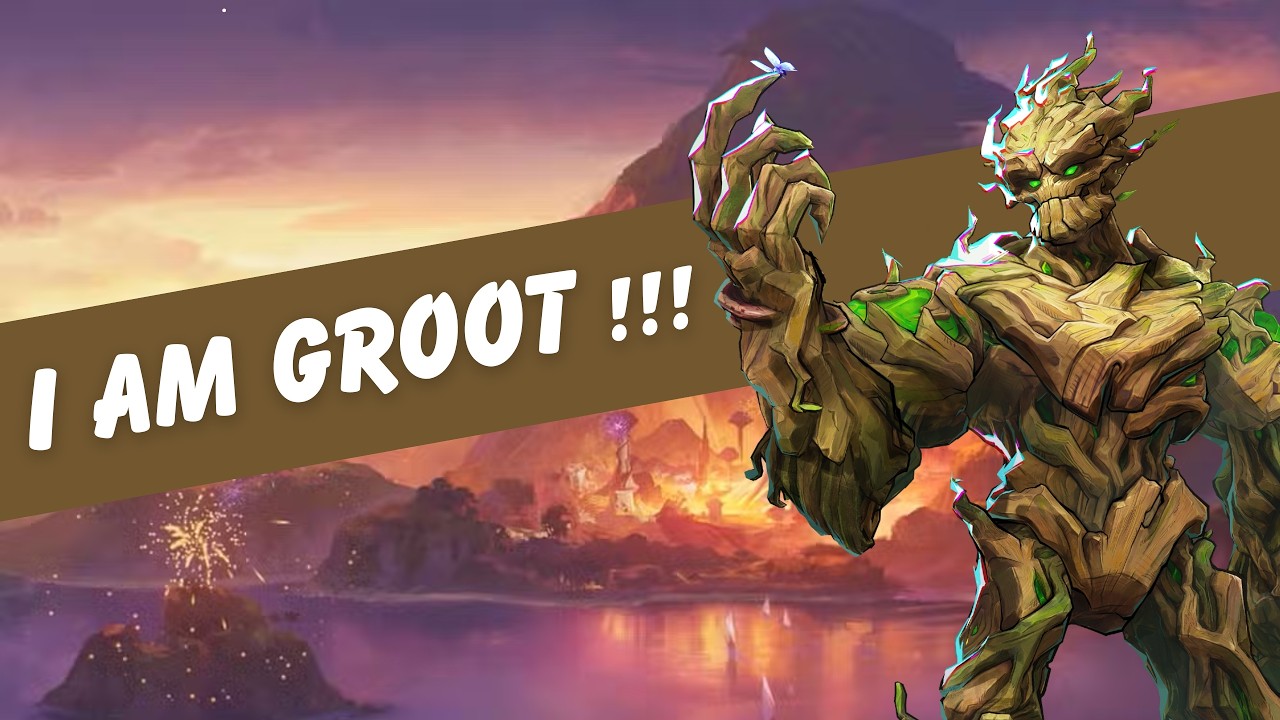 ⚡ I am Groot !!! | Marvel Rivals Match #10 background