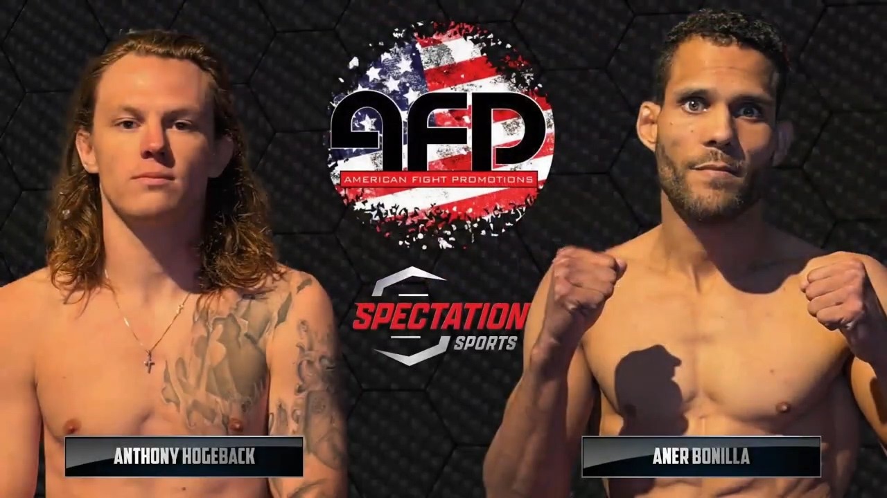 Aner Bonilla vs Anthony Hogeback - AFP 7 background
