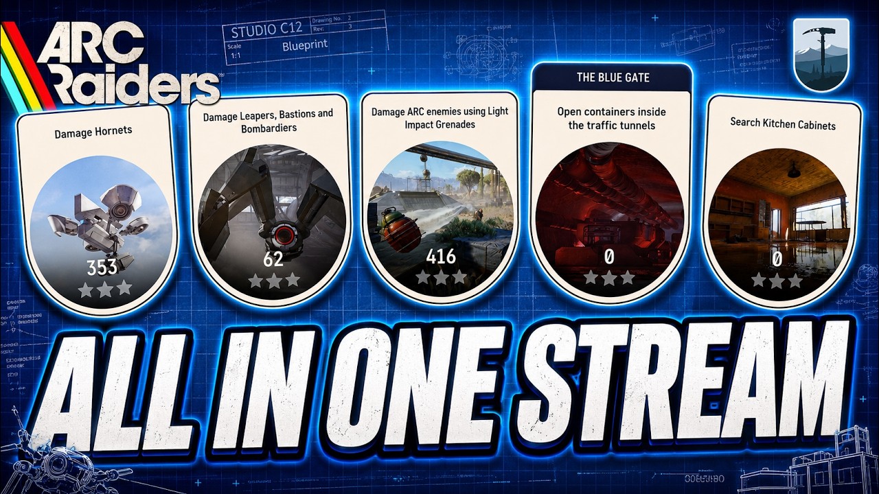 I’m Clearing ALL 5 New Trials in ONE Stream! | ARC Raiders background
