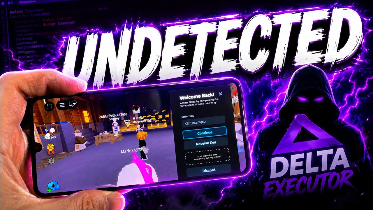 Delta Executor APK iOS & Android - Roblox Executor TUTORIAL background
