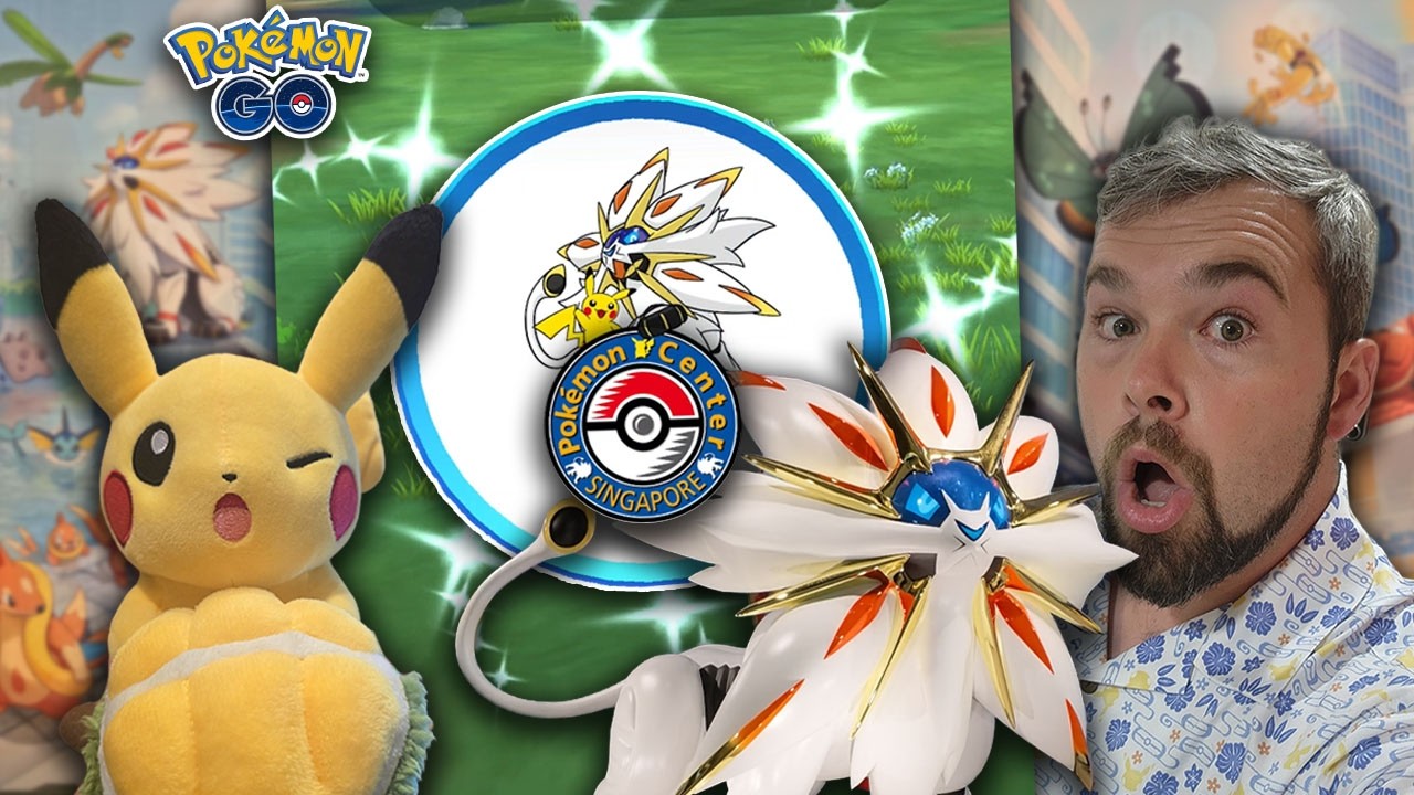 Catching Shinies At The NEW Singapore Pokémon Center Grand Reopening! background