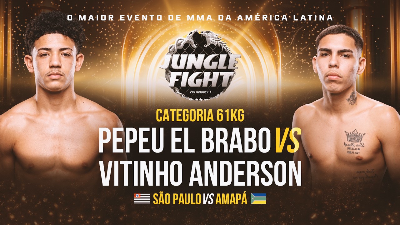 JUNGLE FIGHT 151 l VITINHO ANDERSON X PEPEU EL BRABO background