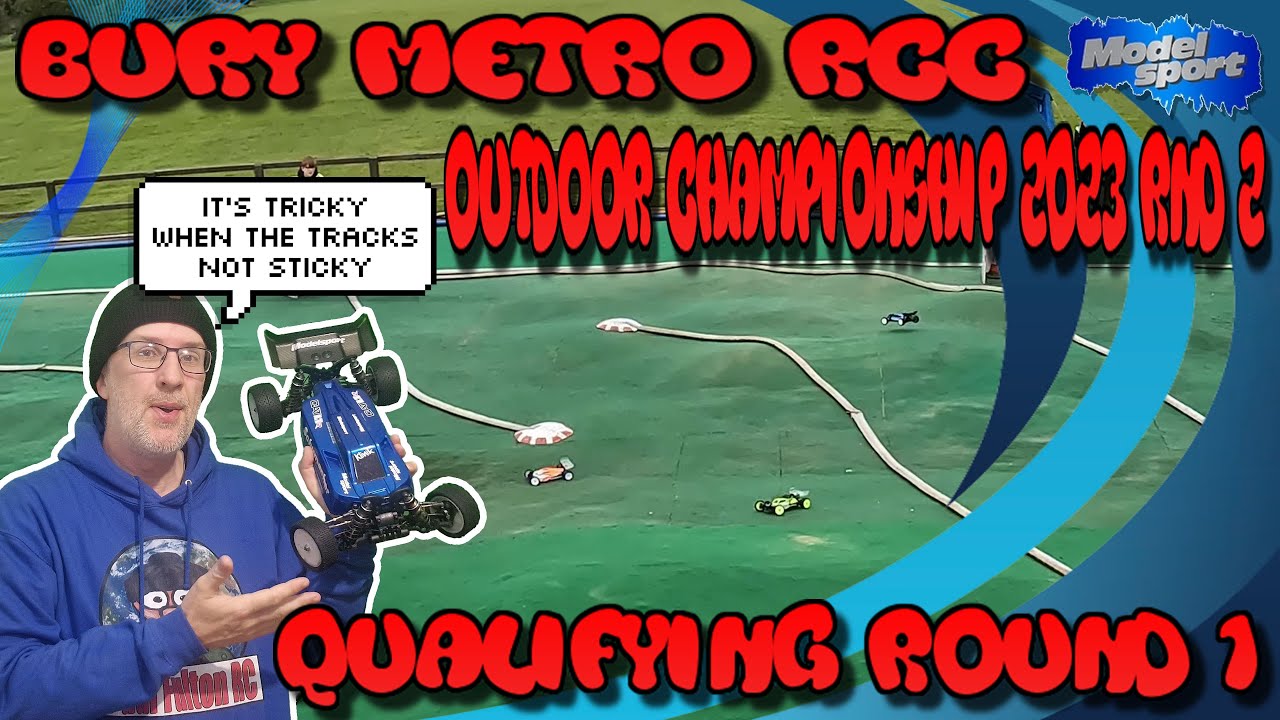 Schumacher Cat L1R 4wd RC. Bury Metro RCC Outdoor Championship 2023 Rnd 2. Qualifying Round 1. background