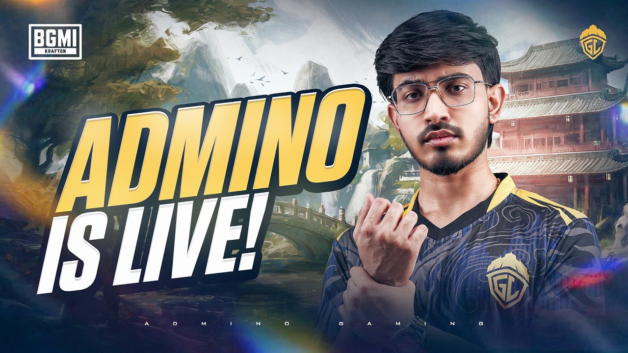 ADMINO IS LIVE! | BGMI SCRIMS AND CLASSIC LIVE | ADMINO GAMING | background