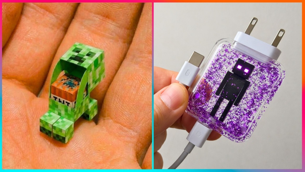 MINECRAFT Creations And Crafts That Are Next Level ▶ 12 background
