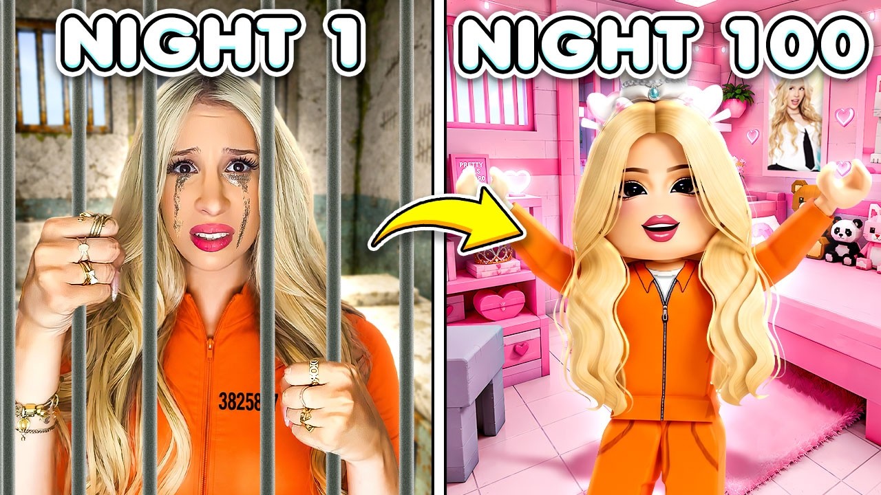 I SPENT 99 NIGHTS IN JAIL... *ROBLOX* background