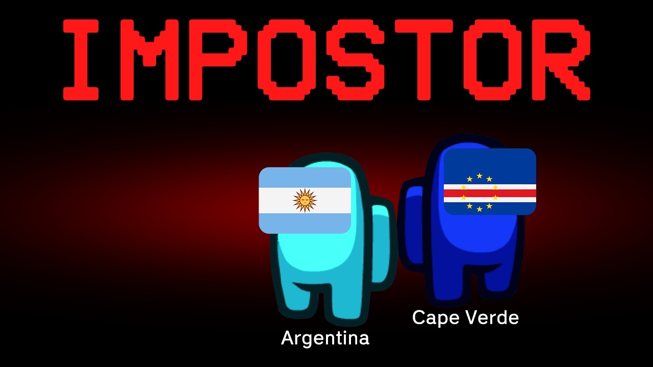 Among Us but Argentina vs Cape Verde are the Impostors background