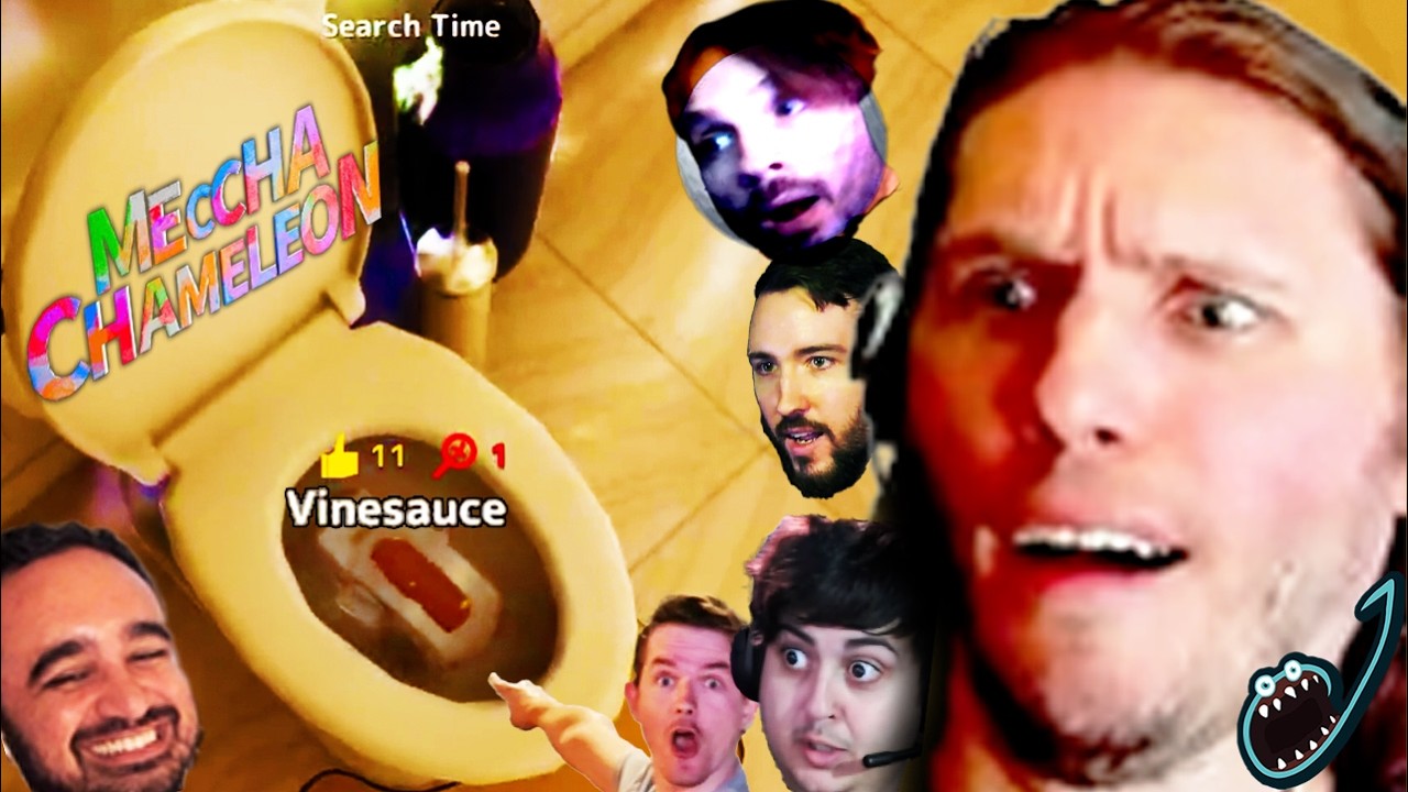 Jerma's Mega MECCHA CHAMELEON Lobby + Golf With Friends w/ RubberRoss Vinesauce Pokelawls Squeex +7 background