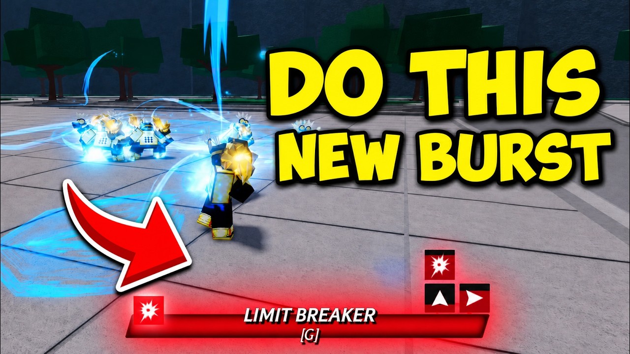 How To Do BURST in The Strongest Battlegrounds background