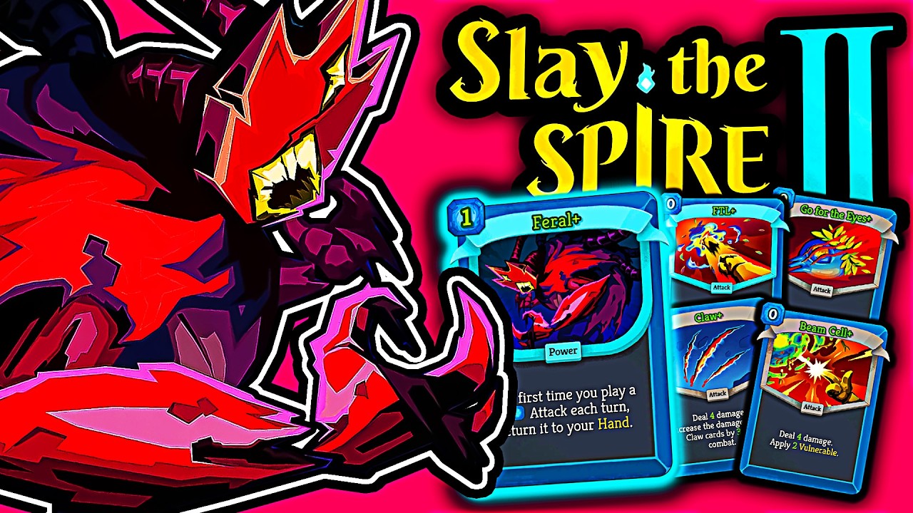 x2 Feral Is Actually CRAZY In SLAY THE SPIRE 2 background