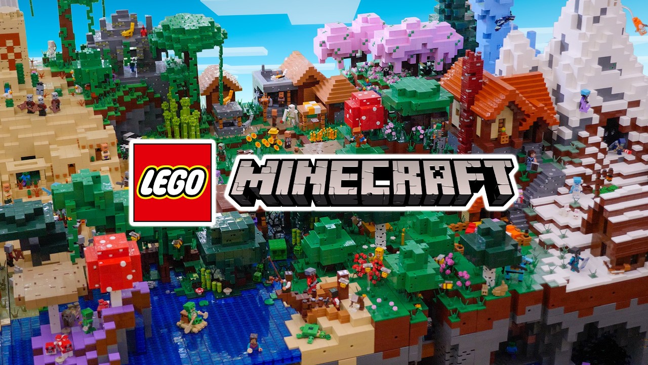 I Spent 3 YEARS Building a LEGO Minecraft World background