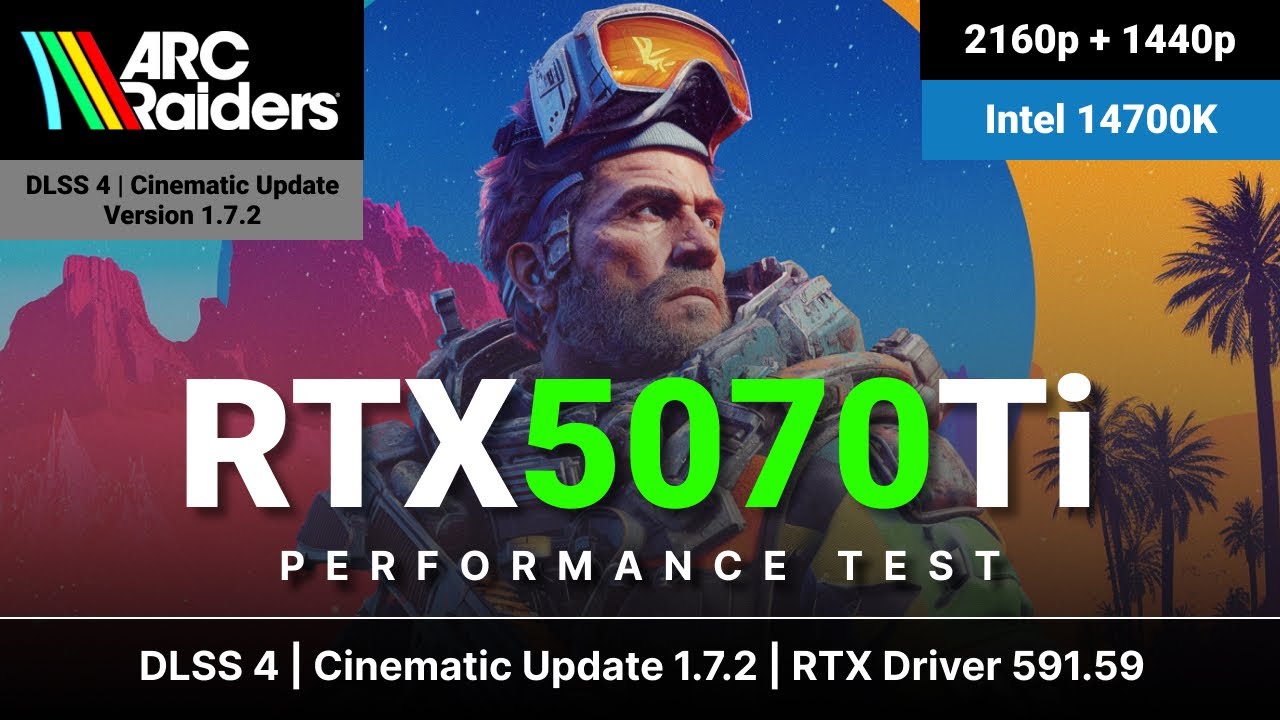 It’s unreal this is Unreal | RTX 5070 Ti | Arc Raiders | 2160p, 1440p background