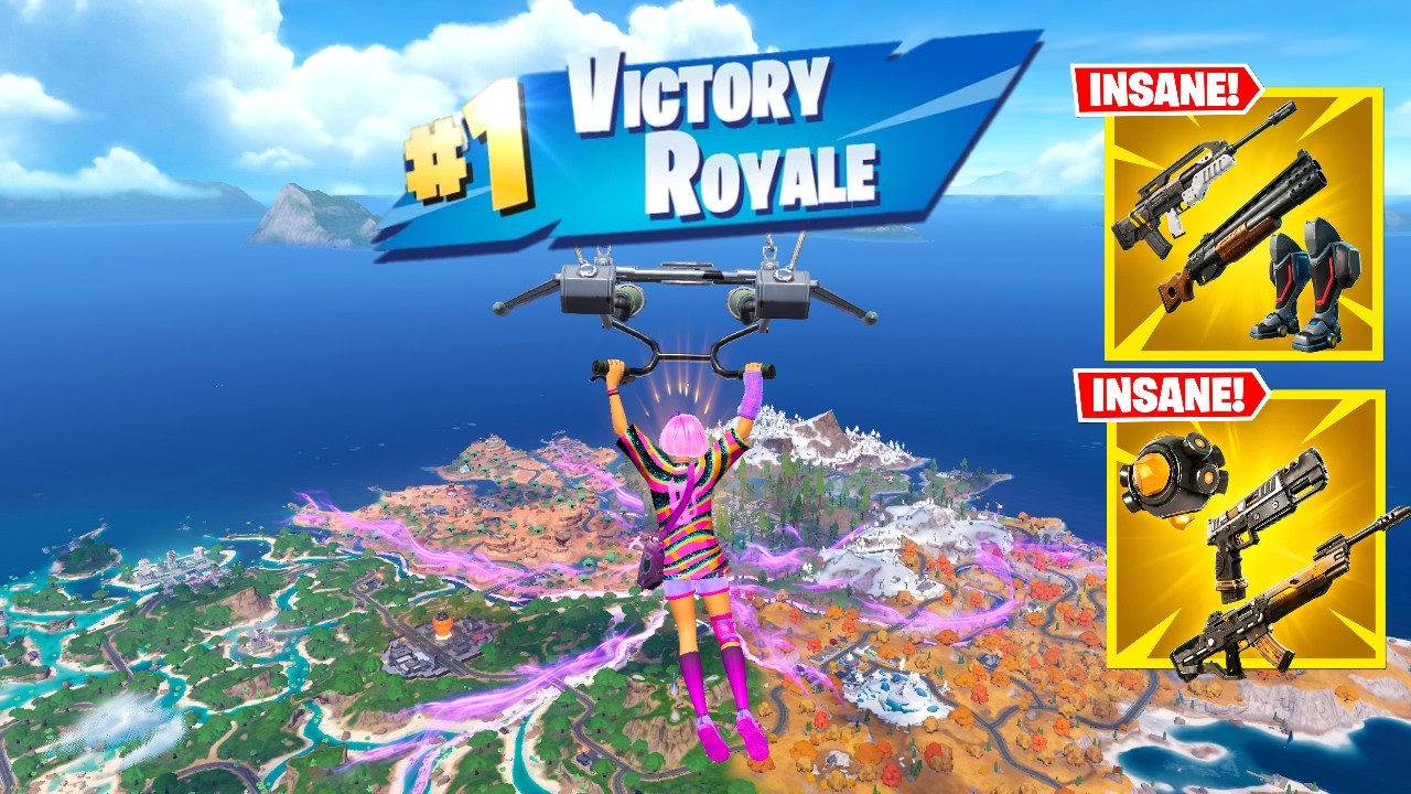61 Kill Solo Vs Squads Wins Gameplay Full Game (Fortnite Chapter 7 Season 3 Ps4 Controller) background